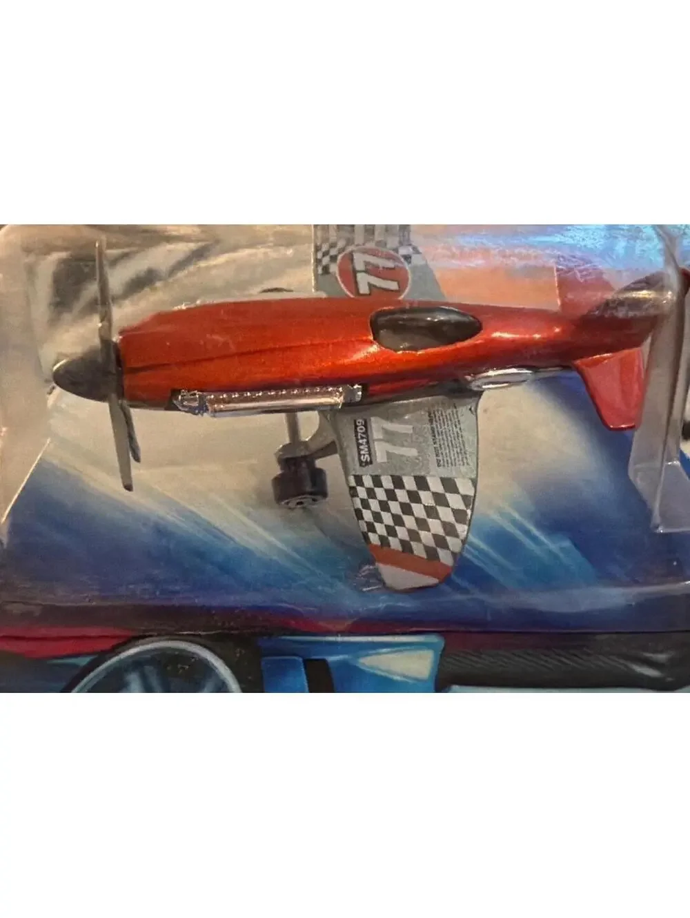 Hot Wheels 2004 First Editions Mad Propz Die-Cast Plane Model 1:64 Scale Red & S